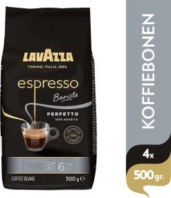 Lavazza Espresso Barista Perfetto Koffiebonen - 500 Gram X4 -Koffiedranken 1040x1200