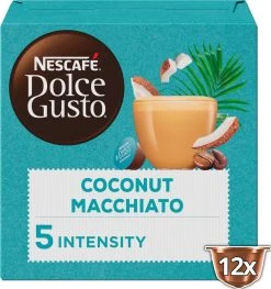 Nescafé Dolce Gusto Coconut Macchiato Capsules - Vegan Koffie - 36 Koffiecups -Koffiedranken 1126x1200 1