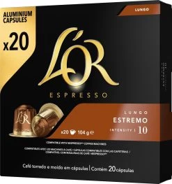 L'OR Lungo Estremo (10) - 10 X 20 Koffiecups -Koffiedranken 1128x1200 3