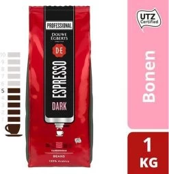 Koffie Douwe Egberts Espresso Bonen Dark Roast 1000gr -Koffiedranken 1167x1200