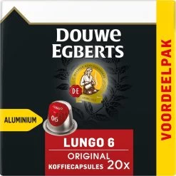 Douwe Egberts Lungo Original Koffiecups - Intensiteit 6/12 - 10 X 20 Capsules -Koffiedranken 1198x1200 5
