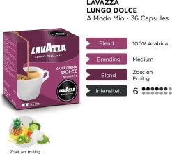 Lavazza A Modo Mio Lungo Dolce 36 Stuks -Koffiedranken 1200x1068