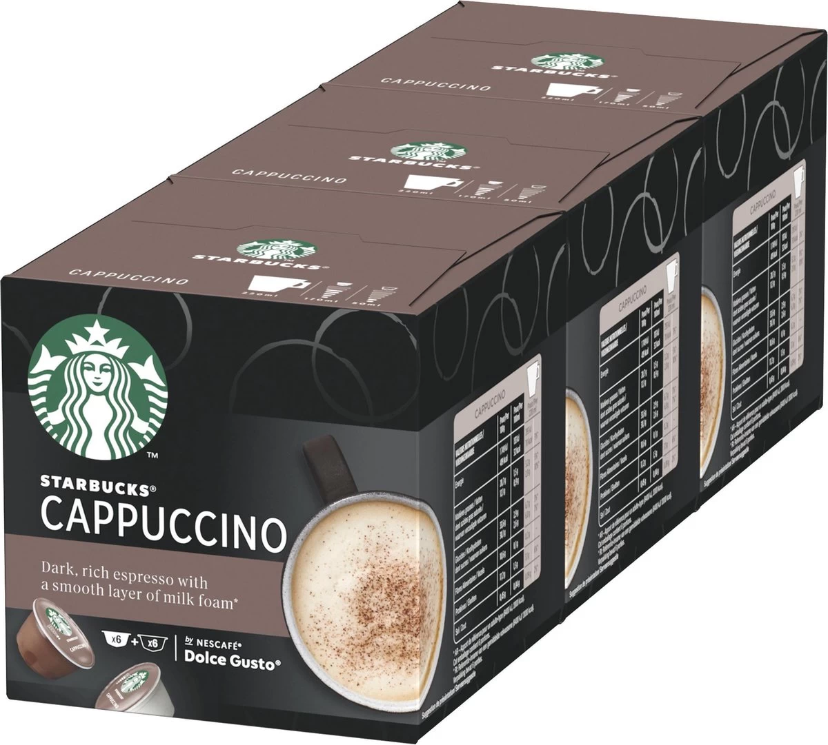 Starbucks By Dolce Gusto Cappuccino Capsules - 36 Koffiecups 4 Starbucks By Dolce Gusto Cappuccino Capsules - 36 Koffiecups - Afbeelding 2