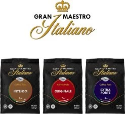 Gran Maestro Italiano – Extra Forte - Koffiepads - Senseo Compatibel Pads – Krachtig En Karakteristiek - 6 X 36 Pads -Koffiedranken 1200x1094 1