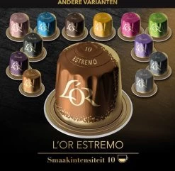 L'OR Lungo Estremo (10) - 10 X 20 Koffiecups -Koffiedranken 1200x1173 12