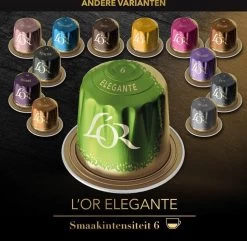 L'OR Lungo Elegante Koffiecups - Intensiteit 6/12 - 10 X 20 Capsules -Koffiedranken 1200x1173 14
