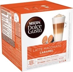 Nescafé Dolce Gusto Caramel Macchiato Capsules - 48 Koffiecups -Koffiedranken 1200x1181 1