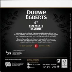 Douwe Egberts Espresso Krachtig Koffiecups - Intensiteit 10/12 - 10 X 20 Capsules -Koffiedranken 1200x1184 4