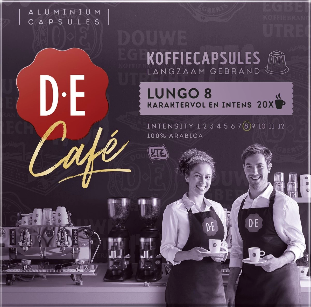 Douwe Egberts D.E Café Lungo Koffiecups - Intesiteit 8/12 - 10 X 20 Capsules 10 Douwe Egberts D.E Café Lungo Koffiecups - Intesiteit 8/12 - 10 X 20 Capsules - Afbeelding 8