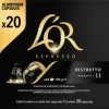 Koffiecups Douwe Egberts L'OR Espresso Ristretto - 20 Cups - Koffie Smaaksterkte 11 -Koffiedranken 1200x1186
