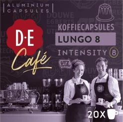 Douwe Egberts D.E Café Lungo Koffiecups - Intesiteit 8/12 - 10 X 20 Capsules 19 Douwe Egberts D.E Café Lungo Koffiecups - Intesiteit 8/12 - 10 X 20 Capsules -Koffiedranken 1200x1189 3