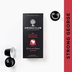 Aroma Club - Nespresso Compatible Capsules (120 St.) - No. 3 Strong George - Intensiteit 5/5 - Espresso - 100% Aluminium Koffiecups 12 Aroma Club - Nespresso Compatible Capsules (120 St.) - No. 3 Strong George - Intensiteit 5/5 - Espresso - 100% Aluminium Koffiecups -Koffiedranken 1200x1200 16