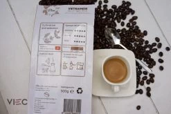Vietnamese Dark Roast Koffiebonen 500g | 20% Arabica - 80% Robusta | DAM Koffie -Koffiedranken 1200x800 8