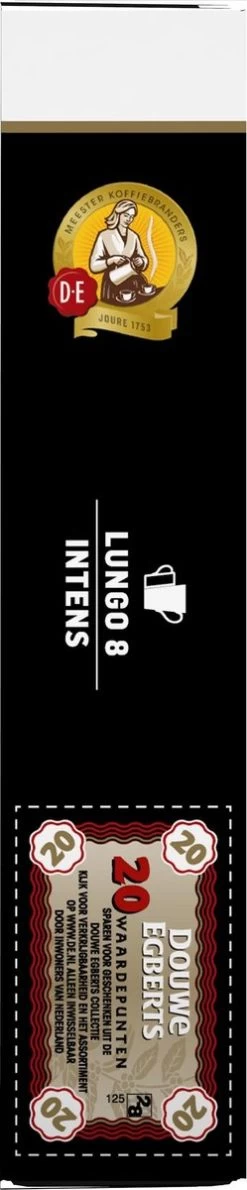 Douwe Egberts Lungo Intens Koffiecups - Intensiteit 8/12 - 10 X 20 Capsules -Koffiedranken 249x1200 1