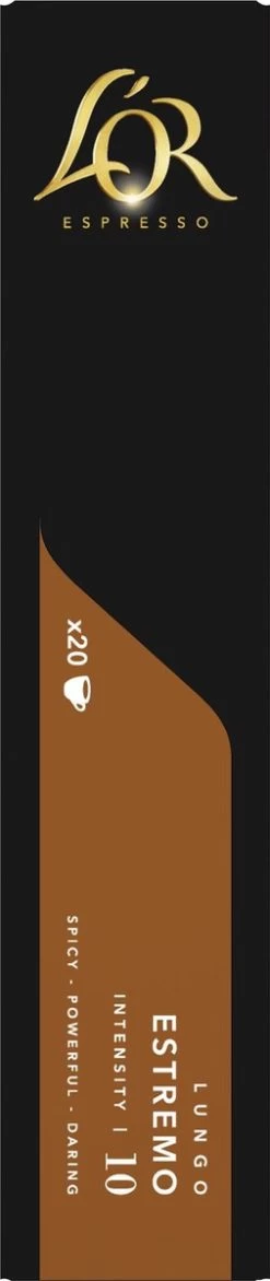 L'OR Lungo Estremo (10) - 10 X 20 Koffiecups -Koffiedranken 253x1200 5