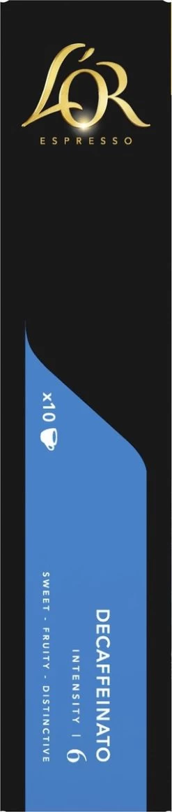 L'OR Espresso Decaffeinato Koffiecups - Intensiteit 6/12 - 10 X 10 Capsules 16 L'OR Espresso Decaffeinato Koffiecups - Intensiteit 6/12 - 10 X 10 Capsules -Koffiedranken 255x1200 11