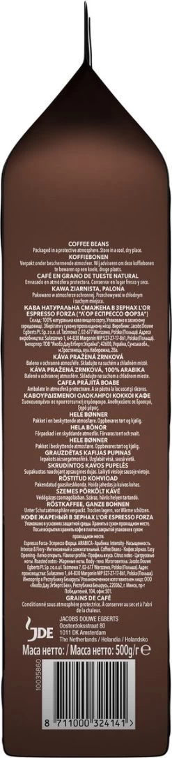 L'OR Espresso Forza Koffiebonen (9) - 4 X 500 Gram -Koffiedranken 273x1200 1