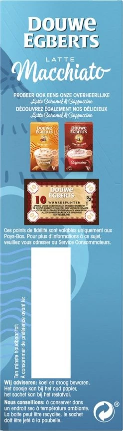 Douwe Egberts Verwenkoffie Latte Macchiato Oploskoffie - 5 X 8 Zakjes -Koffiedranken 343x1200 2