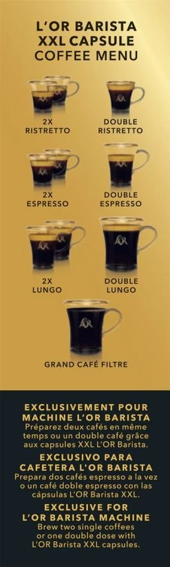 L'OR BARISTA XXL Ristretto (11) - 5 X 10 Koffiecups -Koffiedranken 361x1200 3