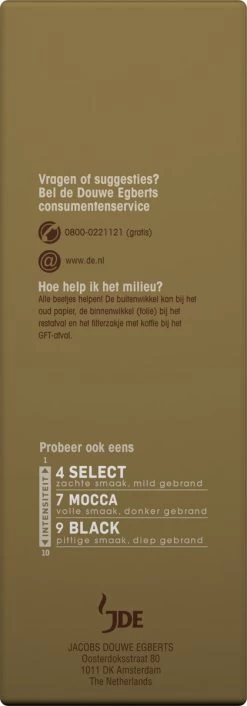 Douwe Egberts Excellent Filterkoffie - 6 X 500 Gram -Koffiedranken 420x1200 3