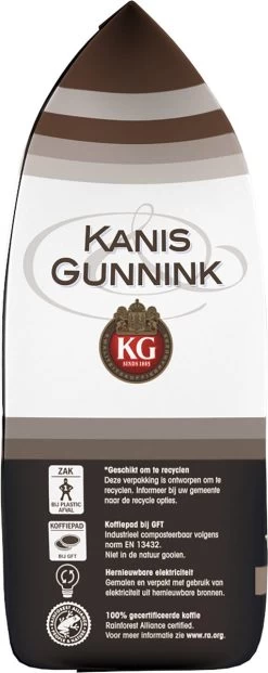 Kanis & Gunnink Dark Roast Koffiepads - 10 X 36 Pads -Koffiedranken 477x1200