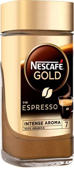 Nescafé Gold Espresso Oploskoffie - 6 Potten à 100 Gram -Koffiedranken 527x1200 1