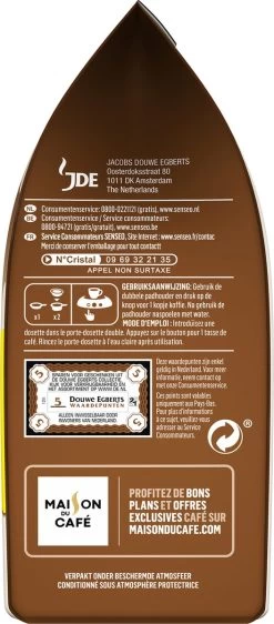 Senseo Cappuccino Koffiepads - 2/9 Intensiteit - 4 X 16 Pads - Voordeelverpakking -Koffiedranken 527x1200 2