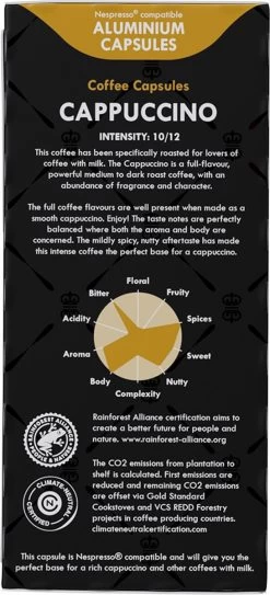 Gran Maestro Italiano - Cappuccino - Koffiecups - Nespresso Compatibel Capsules - Intense Smaak - 6 X 20 Cups 9 Gran Maestro Italiano - Cappuccino - Koffiecups - Nespresso Compatibel Capsules - Intense Smaak - 6 X 20 Cups -Koffiedranken 546x1200