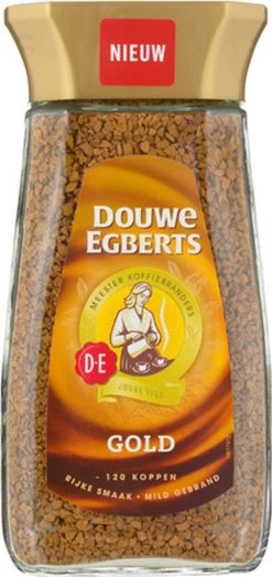 Douwe Egberts Gold Oploskoffie - 6 X Pot Van 200 Gram -Koffiedranken 566x1200 1