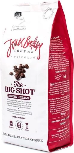 Jones Brothers Coffee The Big Shot Koffiebonen - 6 X 500 Gram 13 Jones Brothers Coffee The Big Shot Koffiebonen - 6 X 500 Gram -Koffiedranken 586x1200