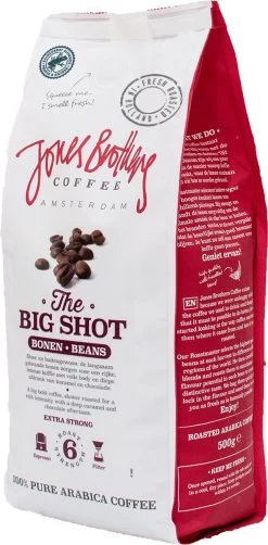 Jones Brothers Coffee The Big Shot Koffiebonen - 6 X 500 Gram 12 Jones Brothers Coffee The Big Shot Koffiebonen - 6 X 500 Gram -Koffiedranken 591x1200