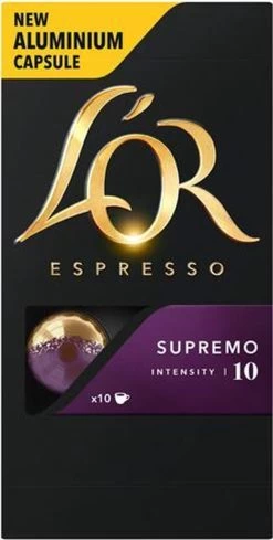 L'OR Espresso Supremo Koffiecups - Intensiteit 10/12 - 10 X 10 Capsules -Koffiedranken 606x1200 6
