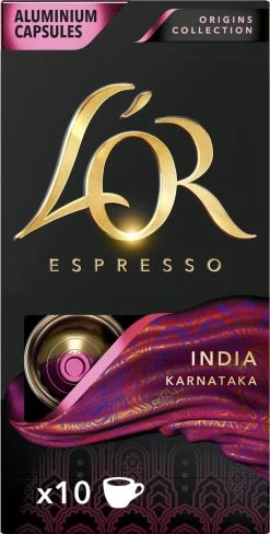 L'OR Espresso Origins India (10) - 10 X 10 Koffiecups -Koffiedranken 607x1200 5