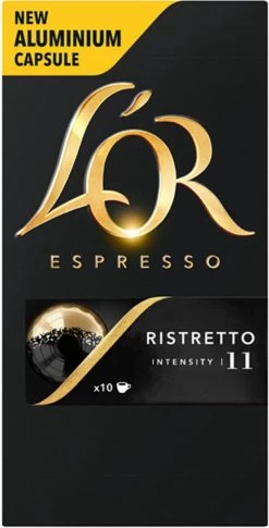 L'OR Espresso Ristretto (11) - 10 X 10 Koffiecups -Koffiedranken 611x1200