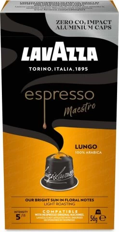 LAVAZZA Lungo 100 Stuks -Koffiedranken 619x1200 1