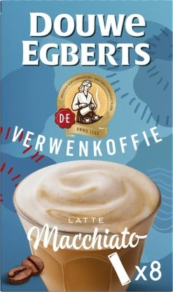 Douwe Egberts Verwenkoffie Latte Macchiato Oploskoffie - 5 X 8 Zakjes -Koffiedranken 713x1200 3
