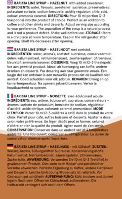 Fitcy | Koffiesiroop | Hazelnoot | Barista Syrup | Zero | Vegan | Vetvrij | Suikervrij | Keto-vriendelijk | Koffie | Siroop | MET DOSEERPOMP | 1L -Koffiedranken 739x1200