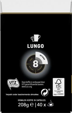 Douwe Egberts Lungo Intens (8) - 5 X 40 Koffiecups 21 Douwe Egberts Lungo Intens (8) - 5 X 40 Koffiecups -Koffiedranken 765x1200 2